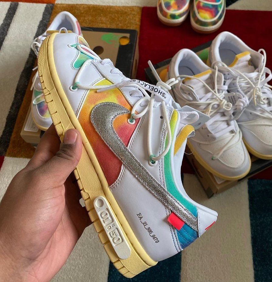 Off-White × NIKE DUNK LOW LOT1 28.0