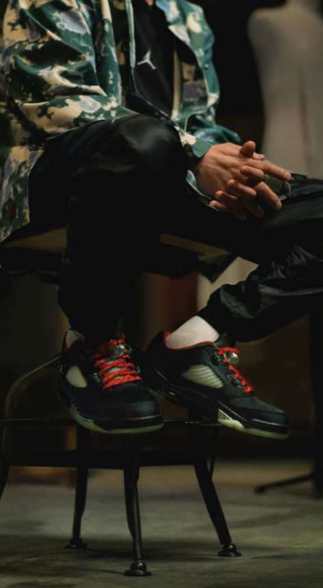 CLOT × NIKE の AIR JORDAN 5 LOW “Jade” が発売