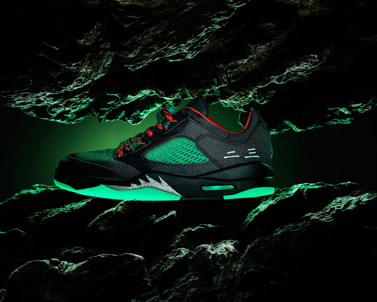 CLOT × NIKE の AIR JORDAN 5 LOW “Jade” が発売
