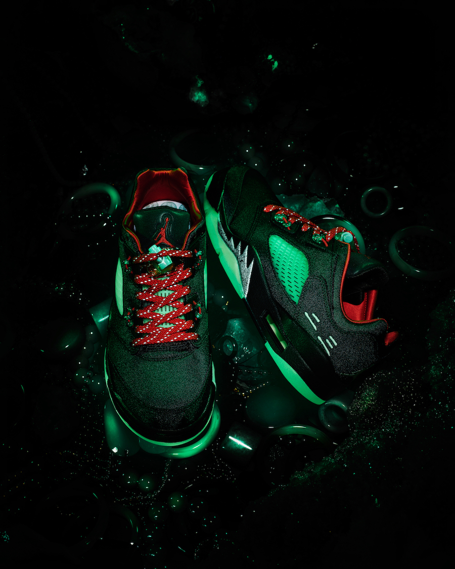 CLOT × NIKE の AIR JORDAN 5 LOW “Jade” が発売