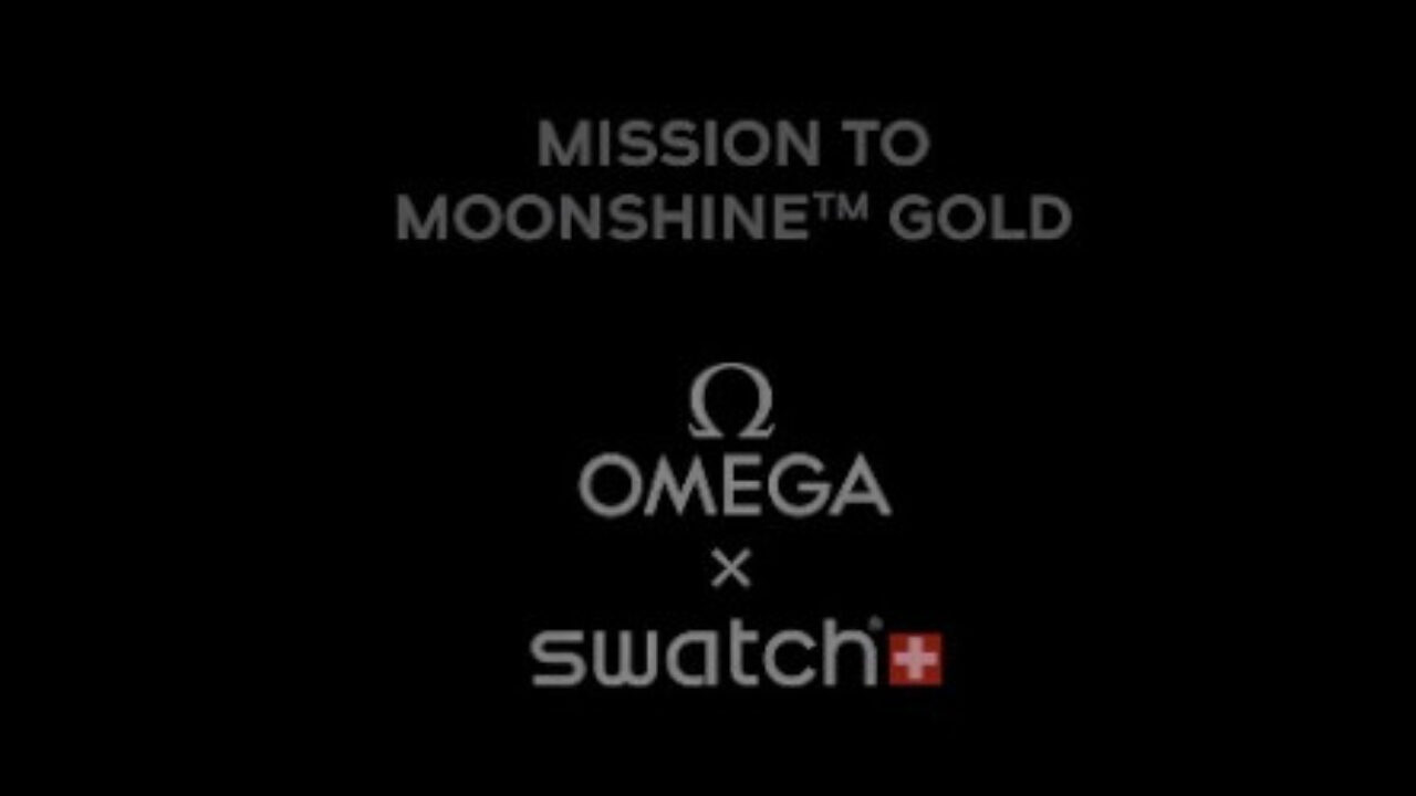 OMEGA × Swatch によるコラボウォッチ Mission to Moonshine Gold の
