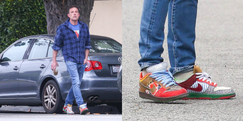 Ben Affleck が NIKE SB DUNK LOW “What The Dunk” を着用