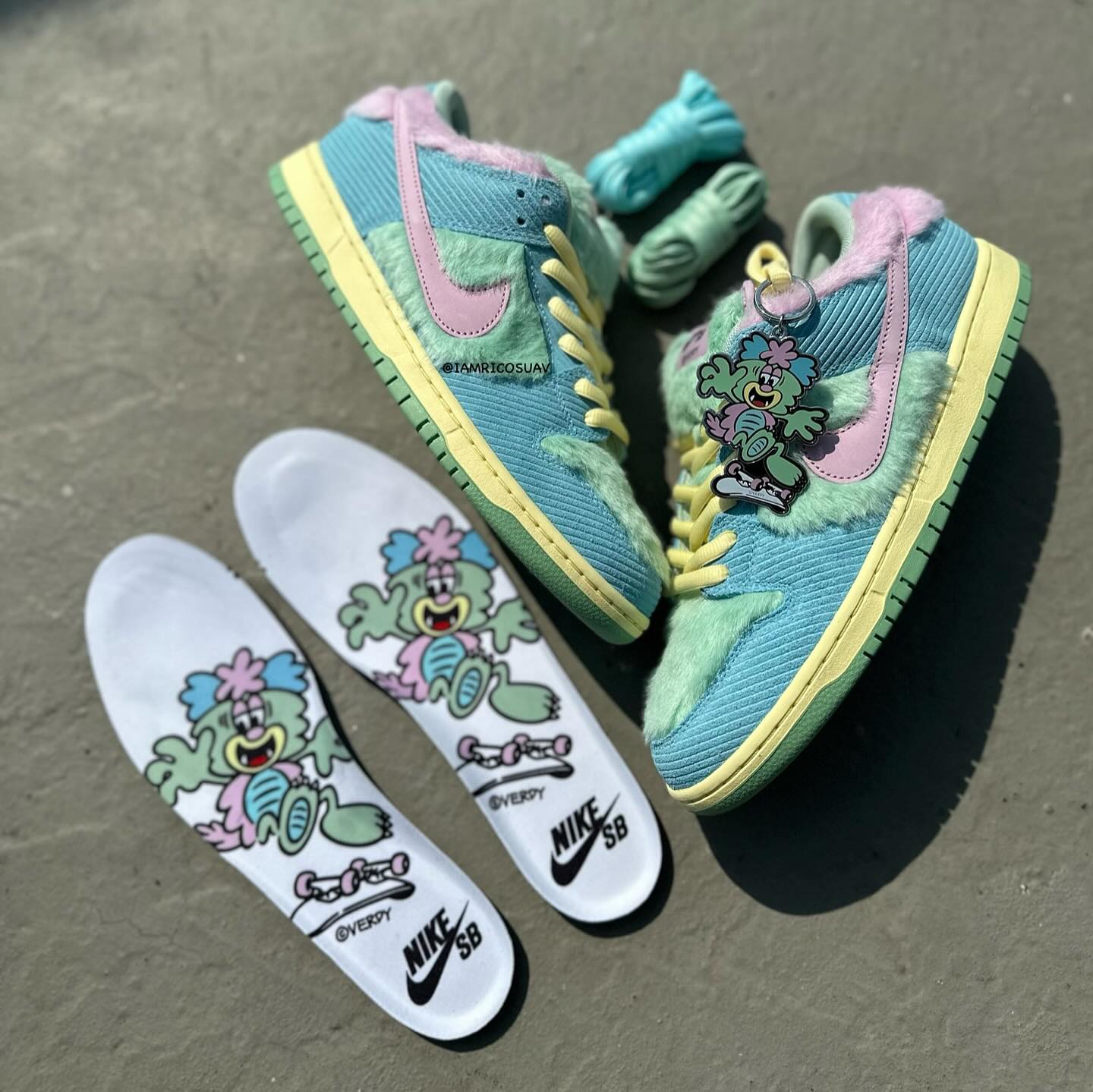 VERDY × NIKE SB DUNK LOW “VISTY” のディテール画像が公開