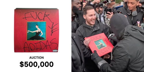 Ye の「Fuck Adidas」サイン入り MBDTF レコードが50万ドルでオークションに出品 – Yakkun StreetFashion Media