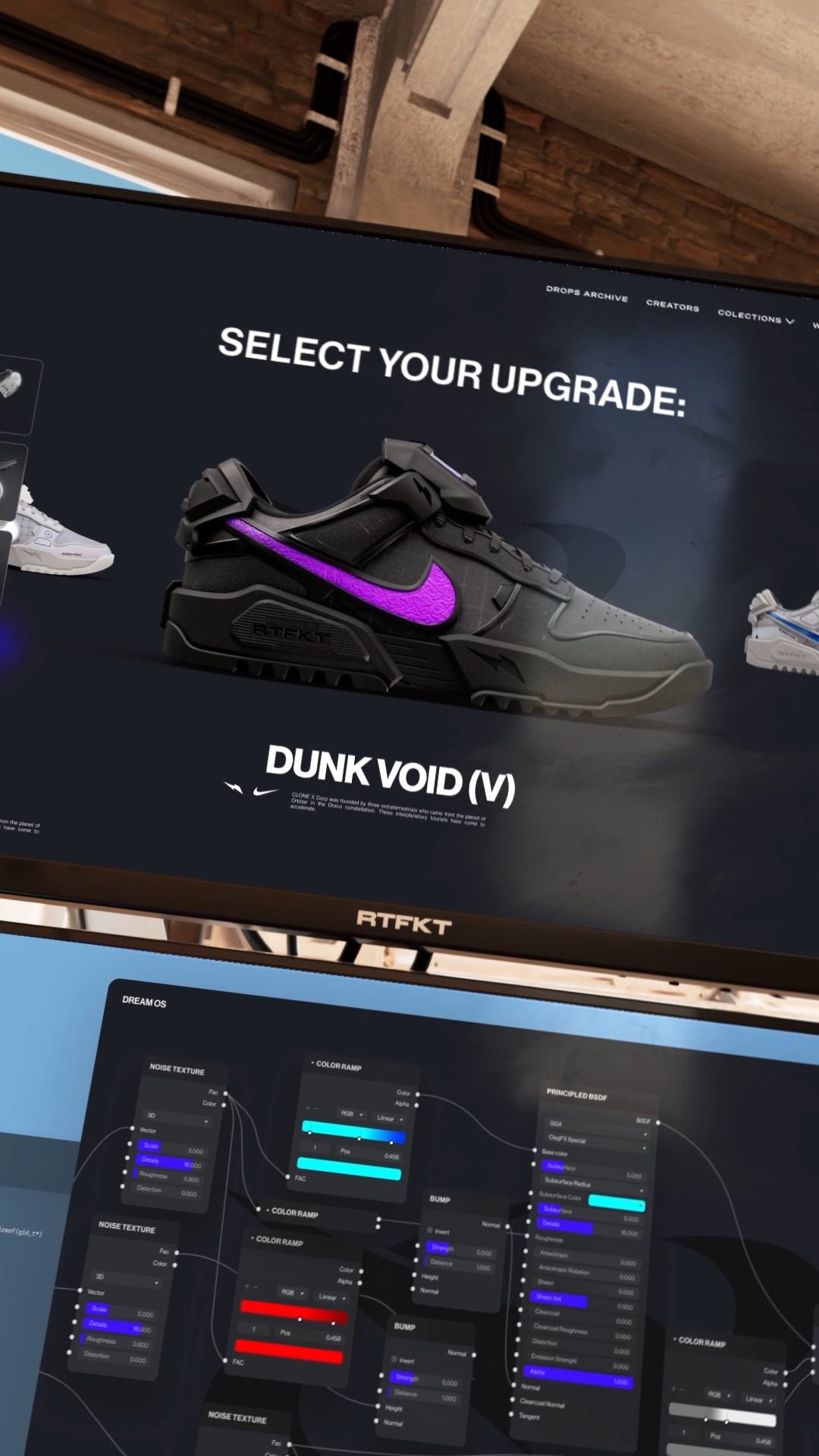 DSMG が RTFKT × NIKE DUNK GENESIS "VOID" の発売を予告