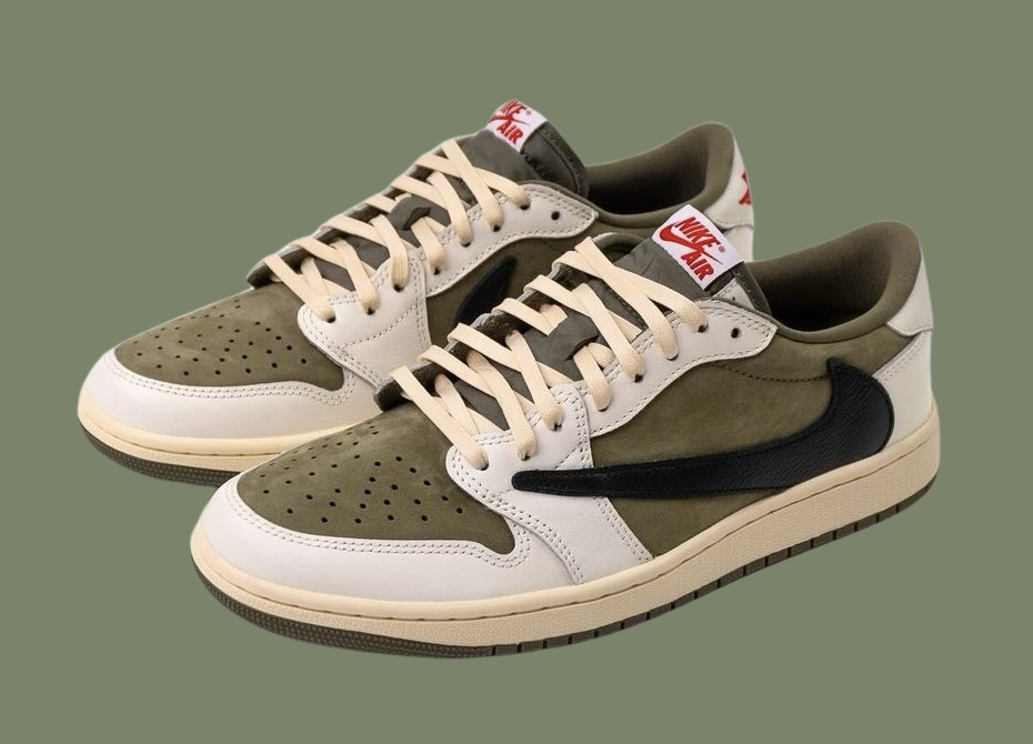 Travis Scott × NIKE AIR JORDAN 1 LOW “OLIVE” の発売延期情報がリーク - Yakkun  StreetFashion Media