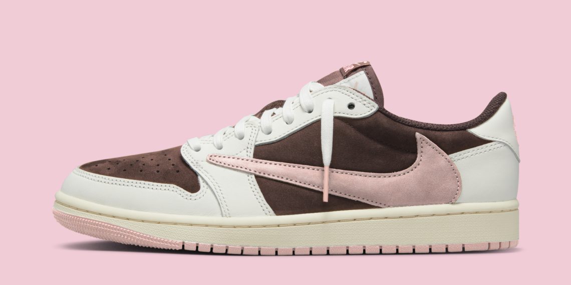 Travis Scott x NIKE AIR JORDAN 1 LOW “Dark Pony/Pink Oxford” が2025年春発売予定