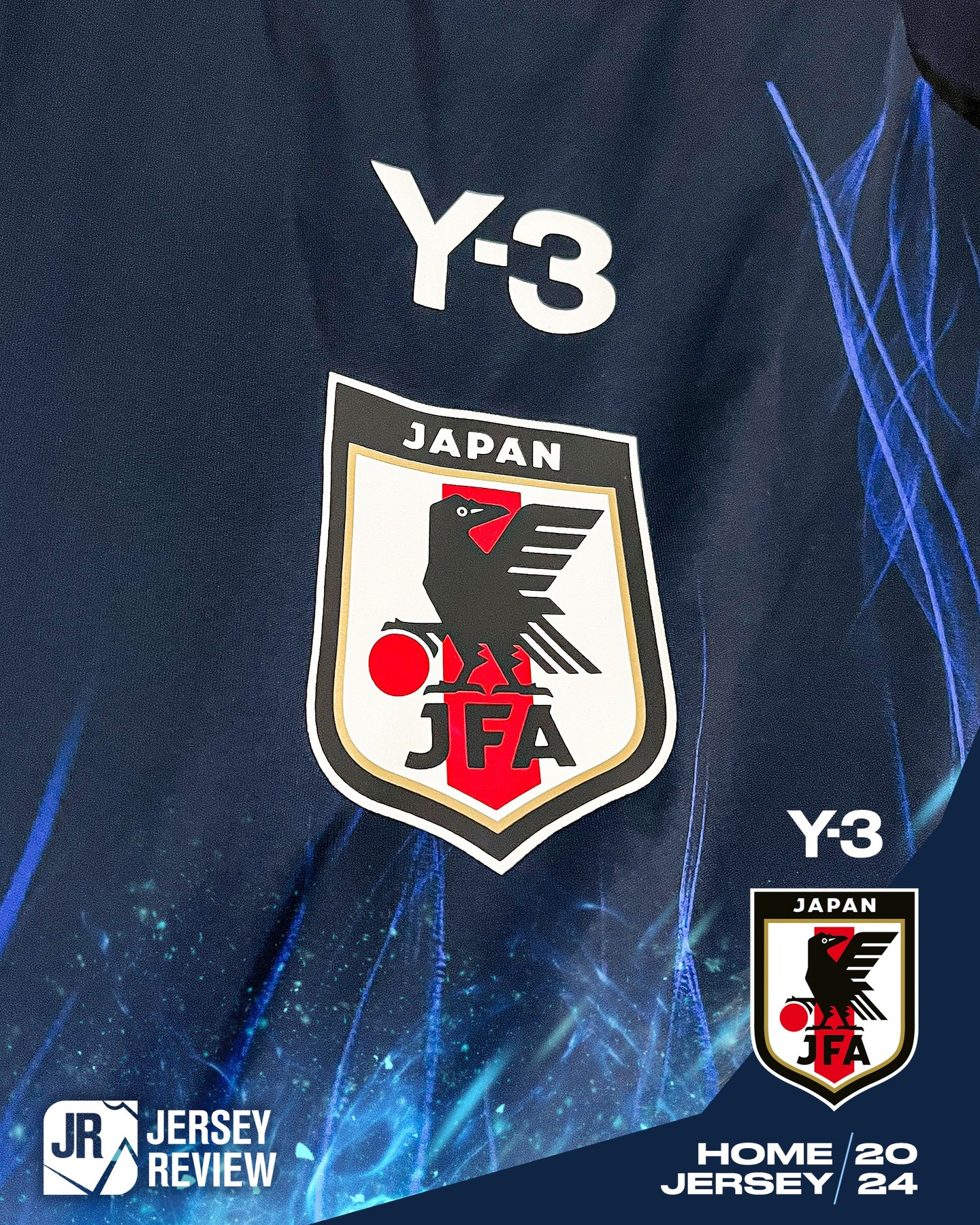 adidas × Yohji Yamamoto の Y-3 が手掛ける サッカー日本代表の新ユニフォームが公開