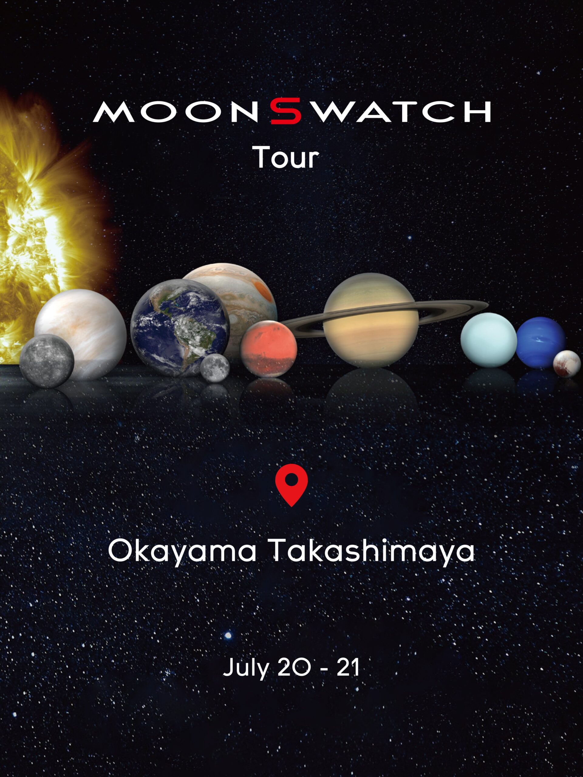 OMEGA × Swatch “MOONSWATCH TOUR” の次回開催地が発表