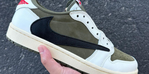 Travis Scott × NIKE AIR JORDAN 1 LOW “OLIVE” の発売延期情報がリーク