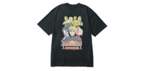 mastermind JAPAN × NARUTO -ナルト- 疾風伝 のコラボTシャツが発売