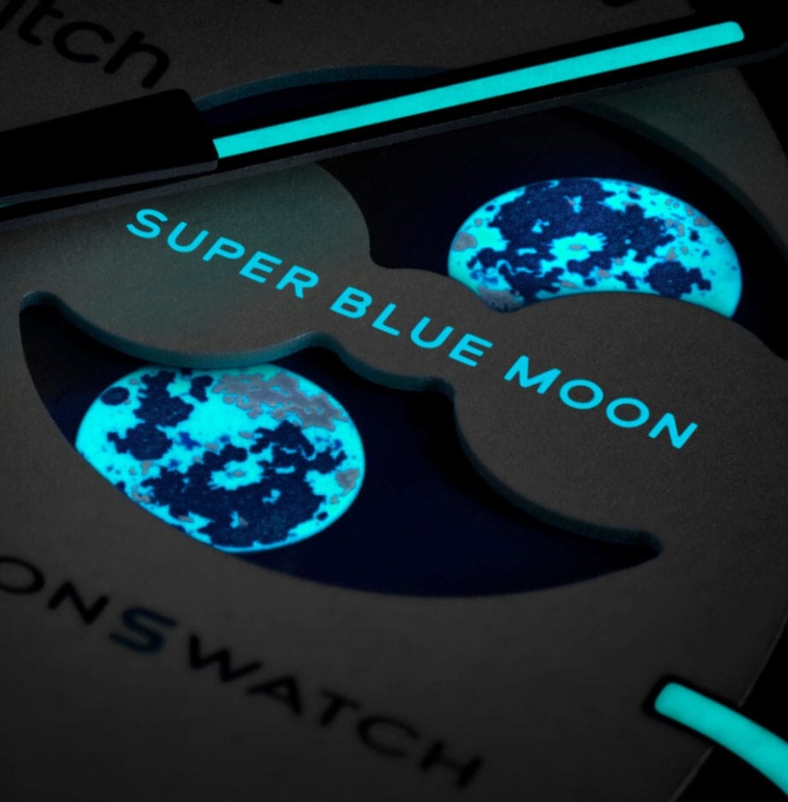 OMEGA × Swatch による MOONSWATCH の新作 MISSION TO THE SUPER BLUE MOONPHASE が登場