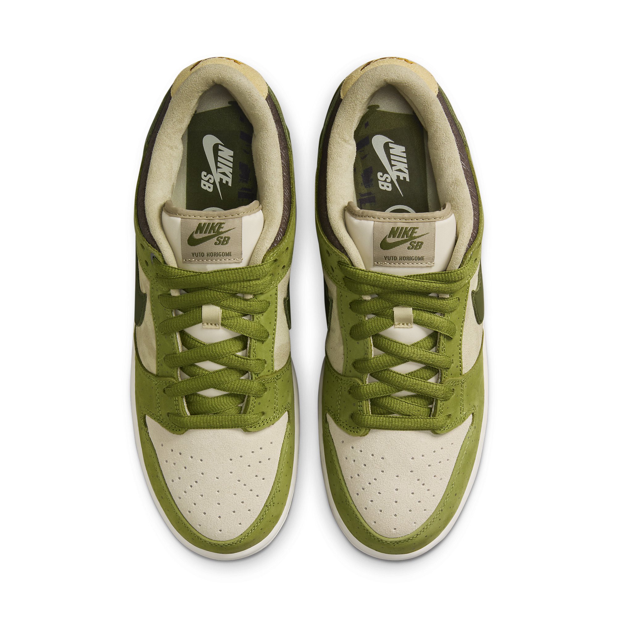 堀米 雄斗 × NIKE SB DUNK LOW "Asparagus" のオフィシャル画像が公開