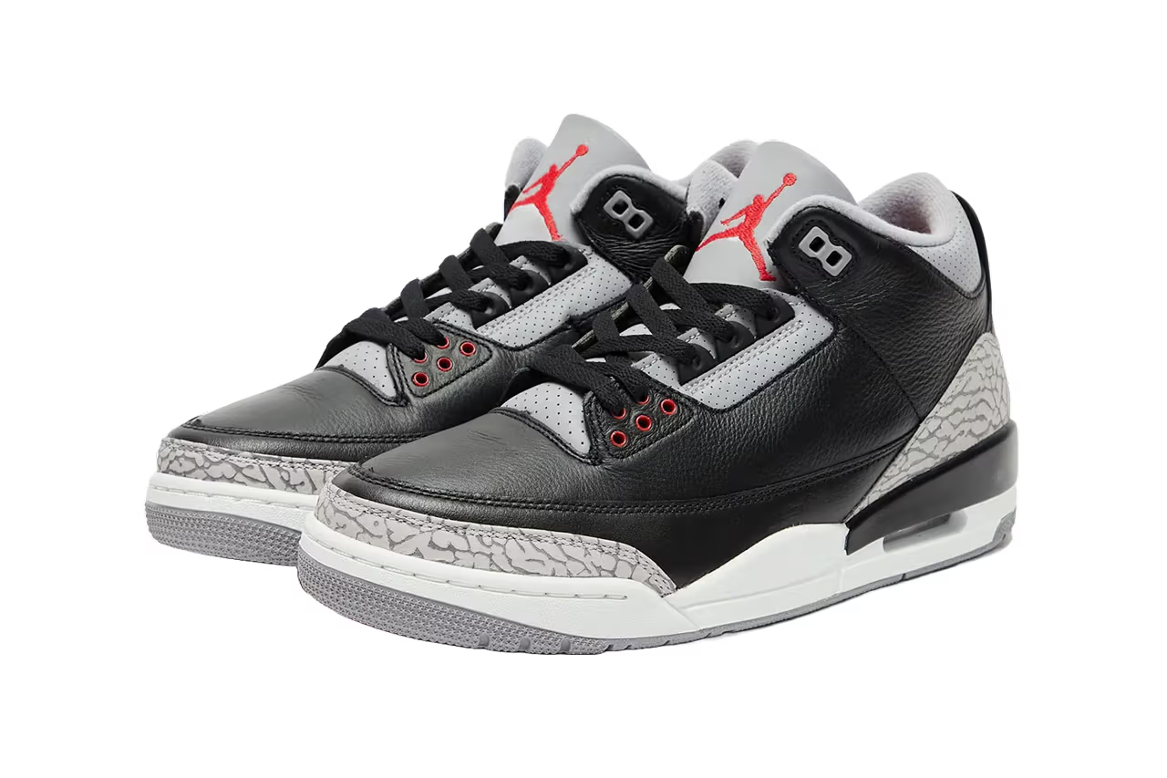 NIKE AIR JORDAN 3 OG “Black Cement” の復刻情報がリーク