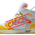 Off-White™ × NIKE AIR JORDAN 1 HIGH OG “Canary Yellow” の発売がキャンセルに