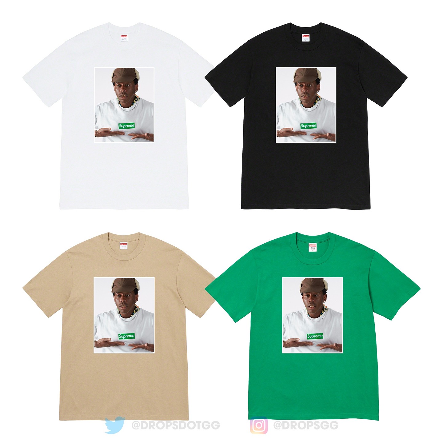 Supreme × Tyler, The Creator のフォトTが来週発売予定