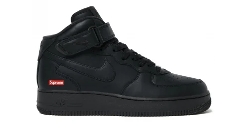 Supreme × NIKE AIR FORCE 1 MID 海外オンライン完売スピードランキング