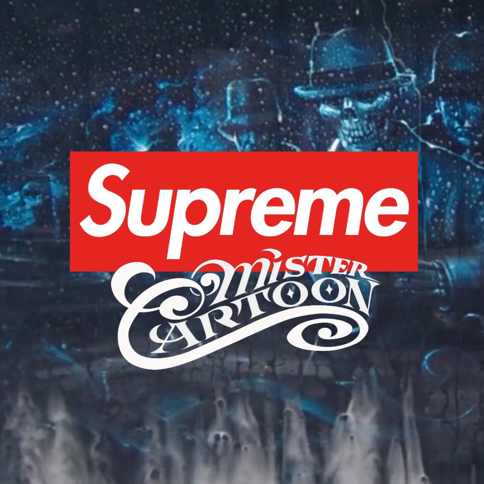 Supreme × Mister Cartoon が来週発売予定