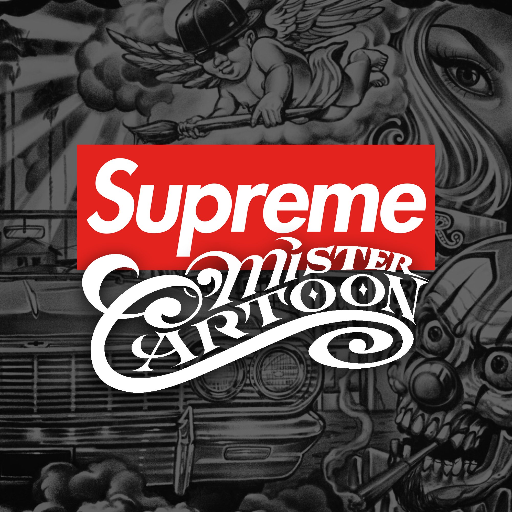 Supreme × Mister Cartoon が来週発売予定