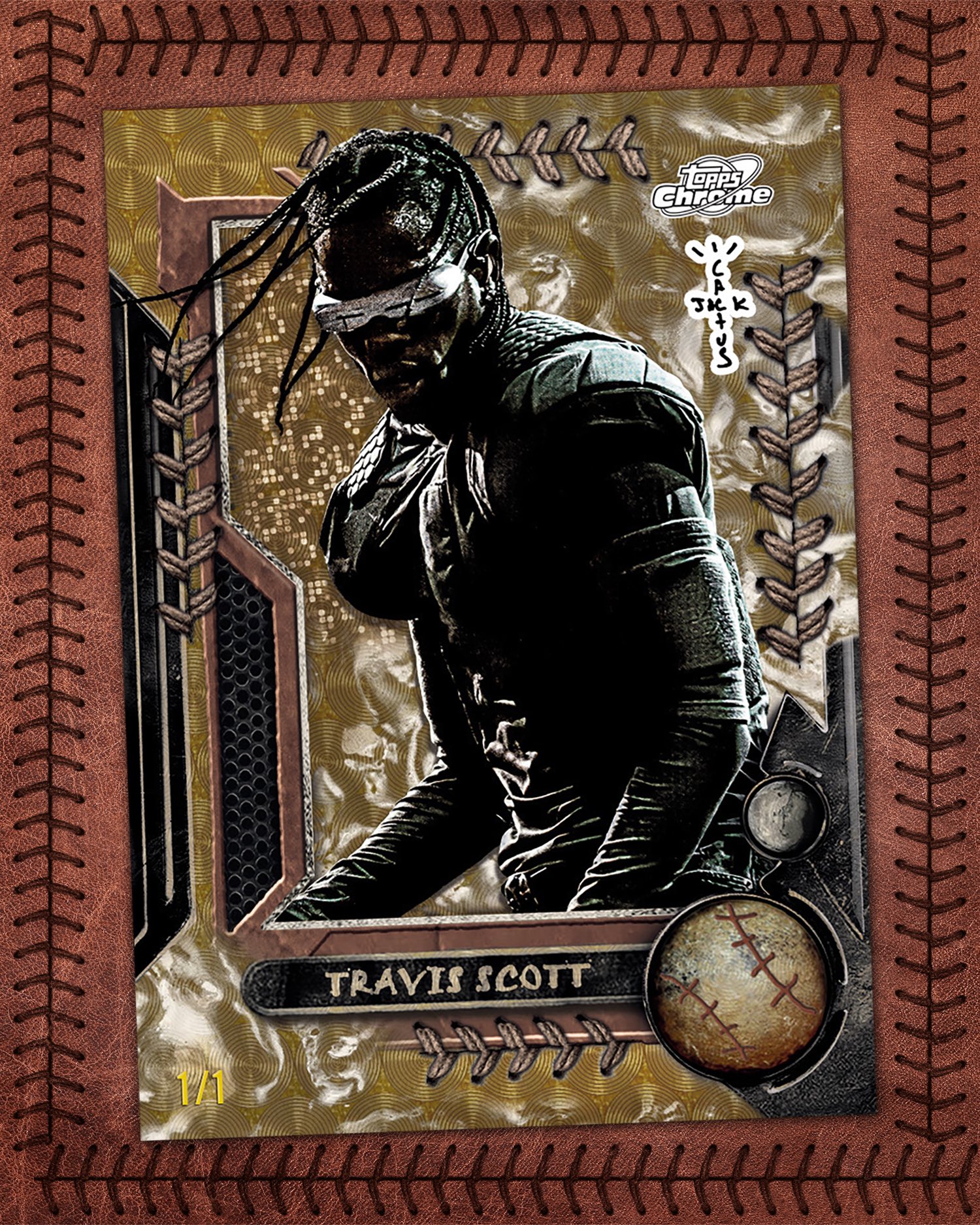 Travis Scott × Topps のべースボールカードセットが登場