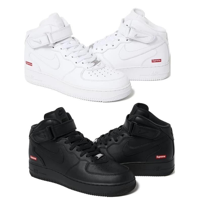 Supreme × NIKE AIR FORCE 1 MID の国内販売価格が公開