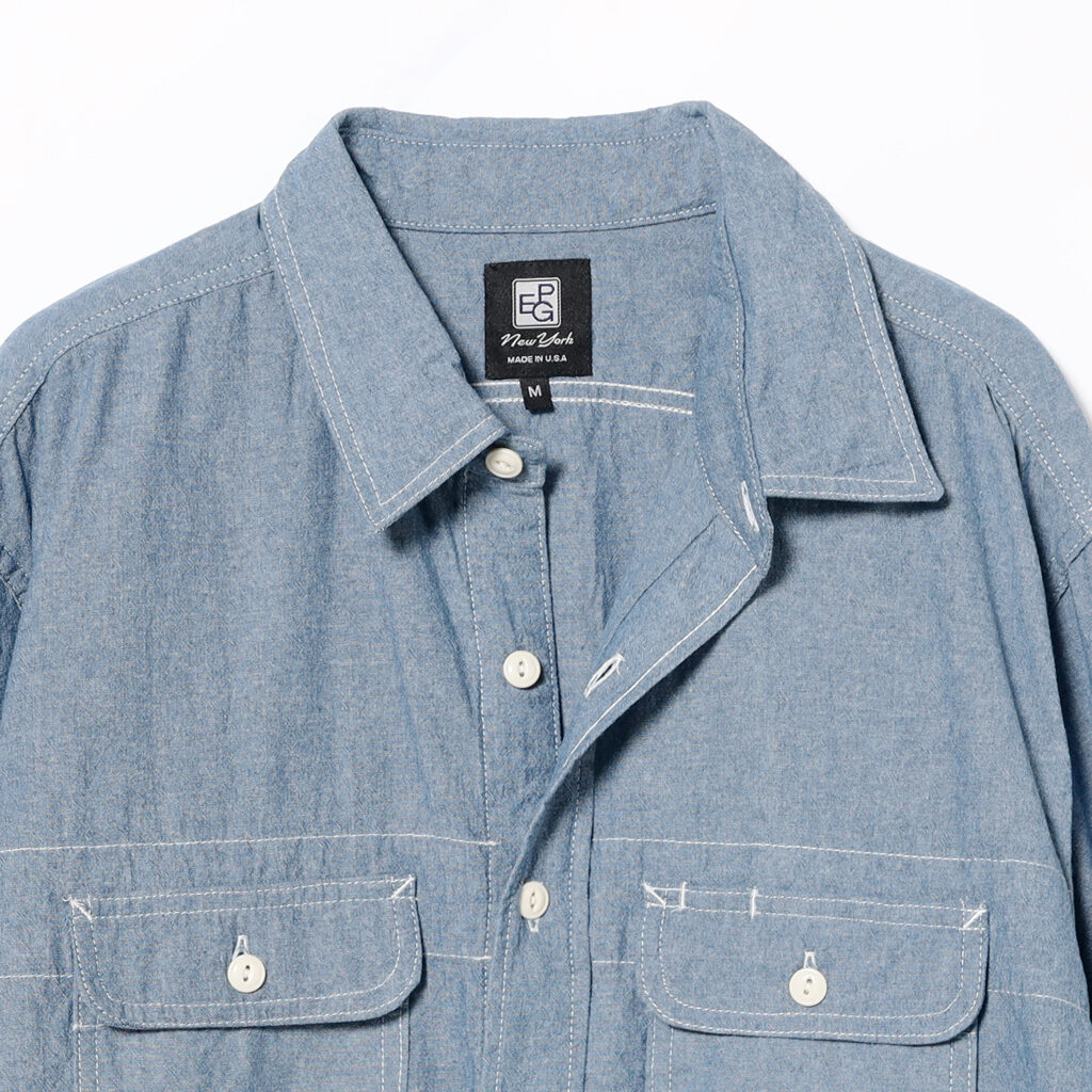 BEAMS PLUS × ENGINEERED GARMENTS「PEG」のシャンブレーシャツが発売