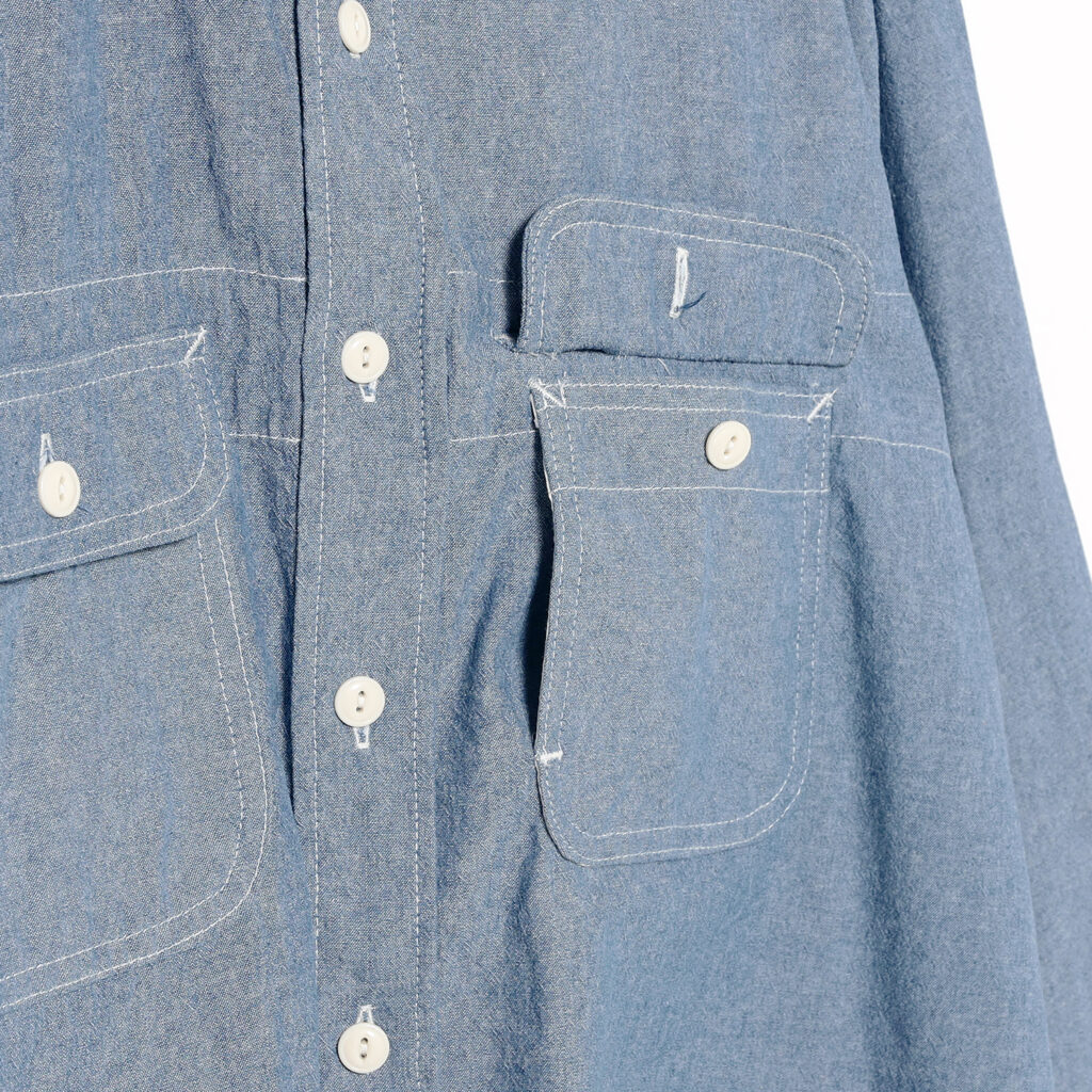 BEAMS PLUS × ENGINEERED GARMENTS「PEG」のシャンブレーシャツが発売