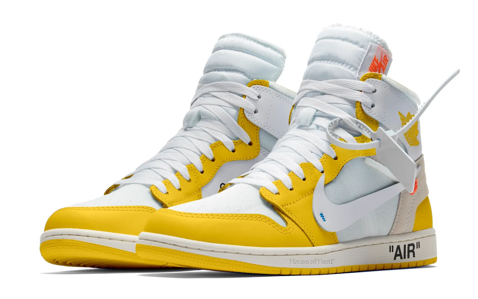 Off-White™ × NIKE AIR JORDAN 1 HIGH OG “Canary Yellow” の詳細画像が公開