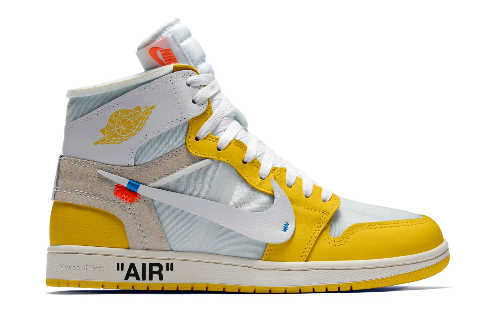 Off-White™ × NIKE AIR JORDAN 1 HIGH OG “Canary Yellow” の詳細画像が公開