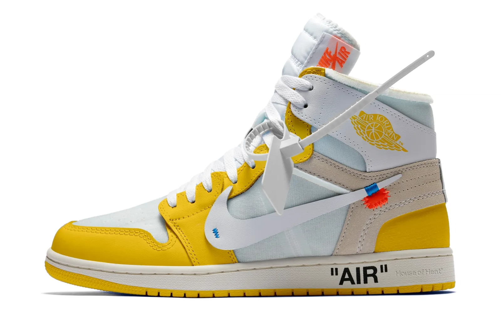 Off-White™ × NIKE AIR JORDAN 1 HIGH OG “Canary Yellow” の詳細画像が公開