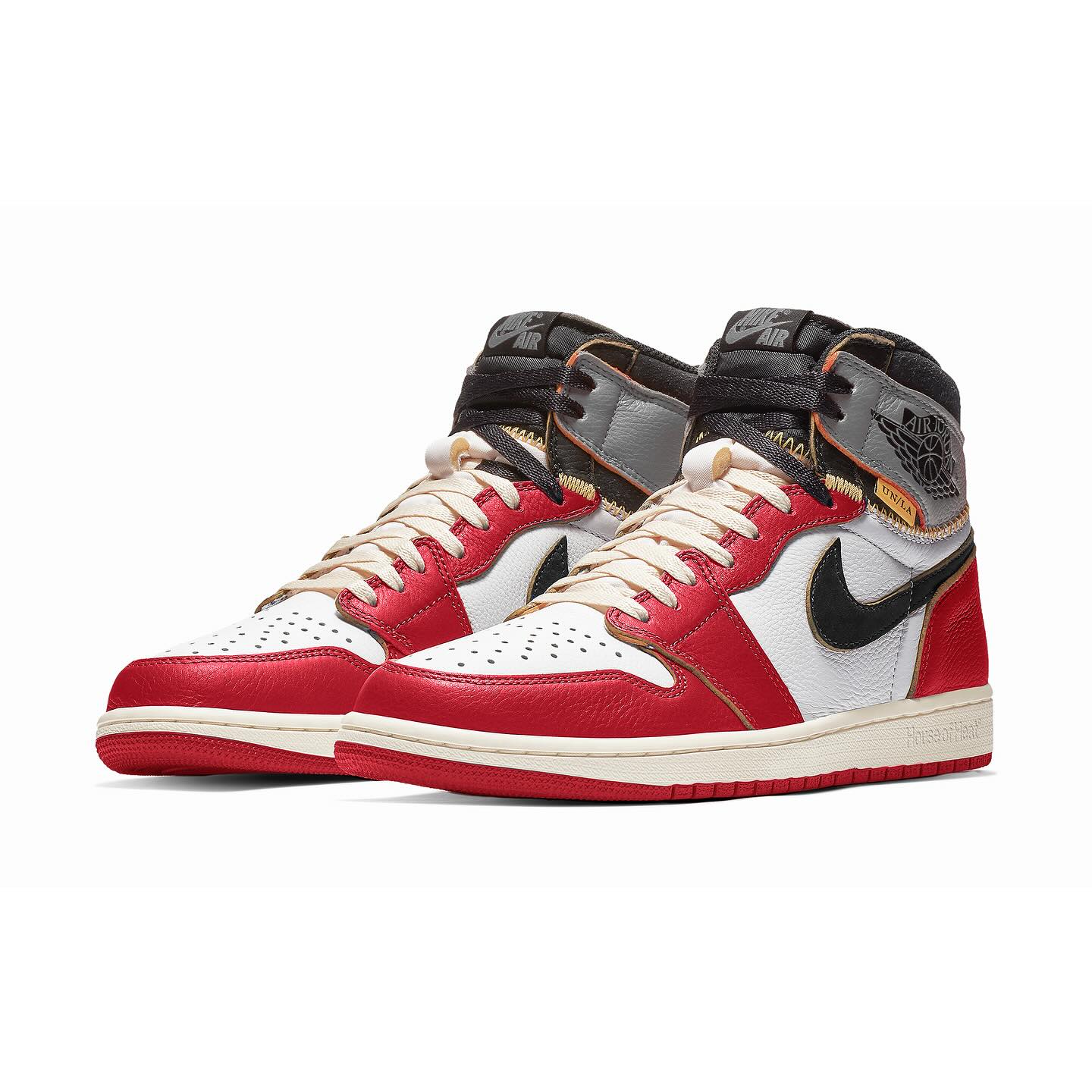 UNION × NIKE AIR JORDAN 1 "Varsity Red/Shadow Grey" のモックアップが公開