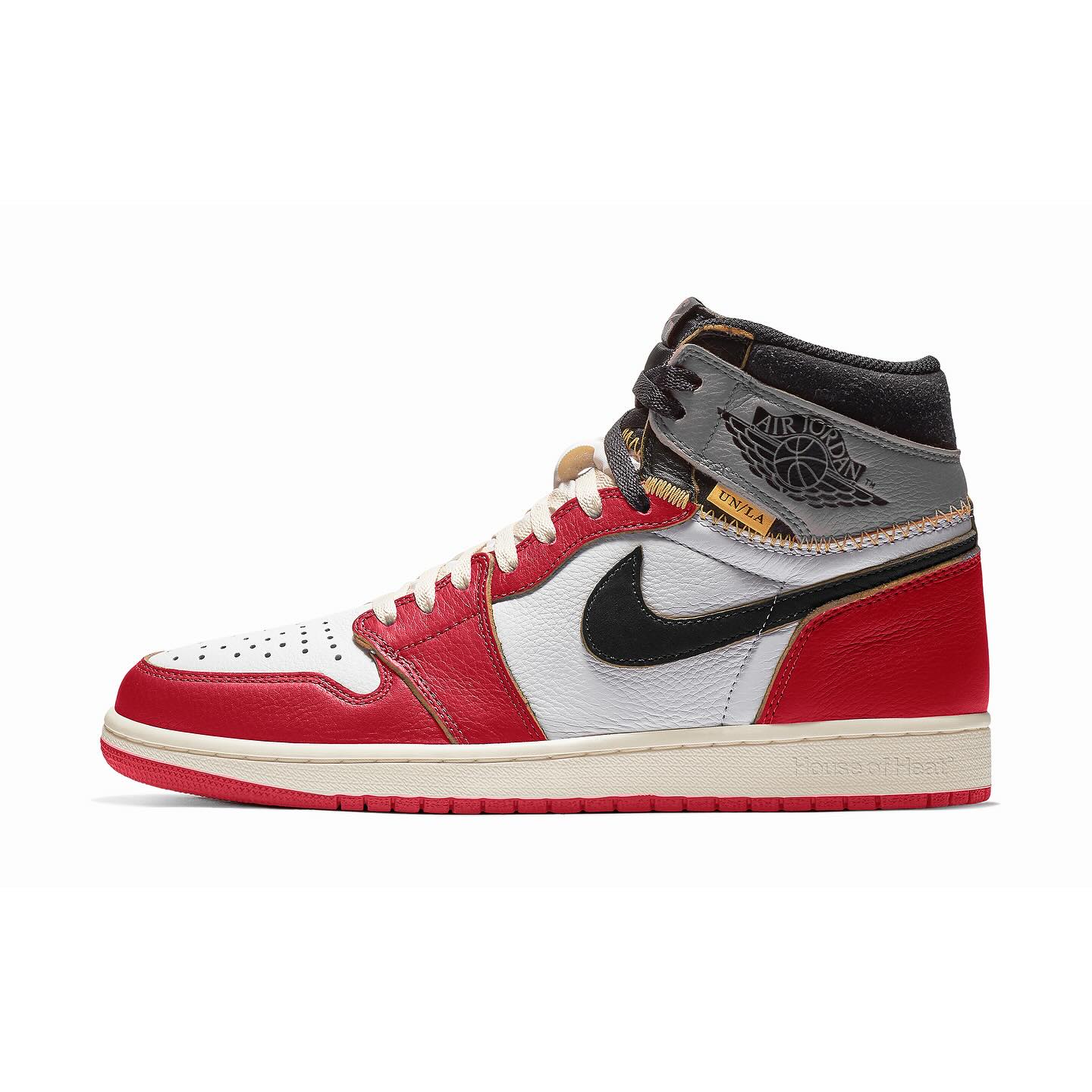 UNION × NIKE AIR JORDAN 1 "Varsity Red/Shadow Grey" のモックアップが公開