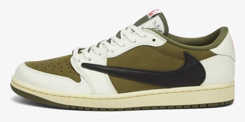 END. が Travis Scott × NIKE AIR JORDAN 1 LOW "MEDIUM OLIVE" のWEB抽選を開始