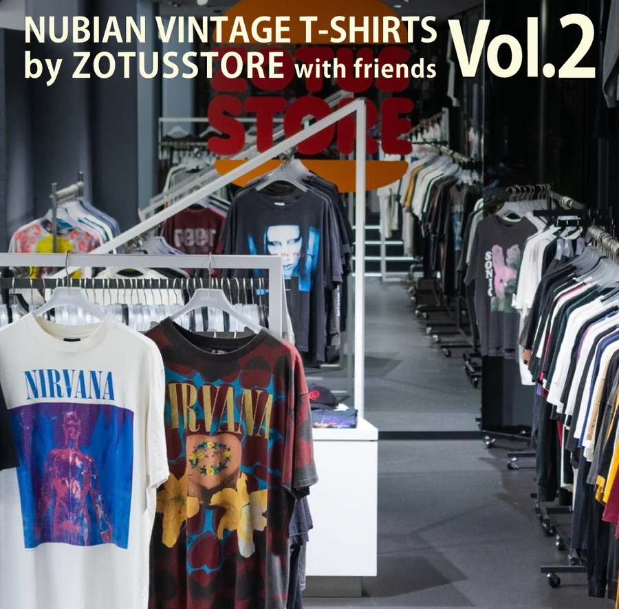 NUBIAN がヴィンテージTシャツを集めたポップアップストア第2弾を開催