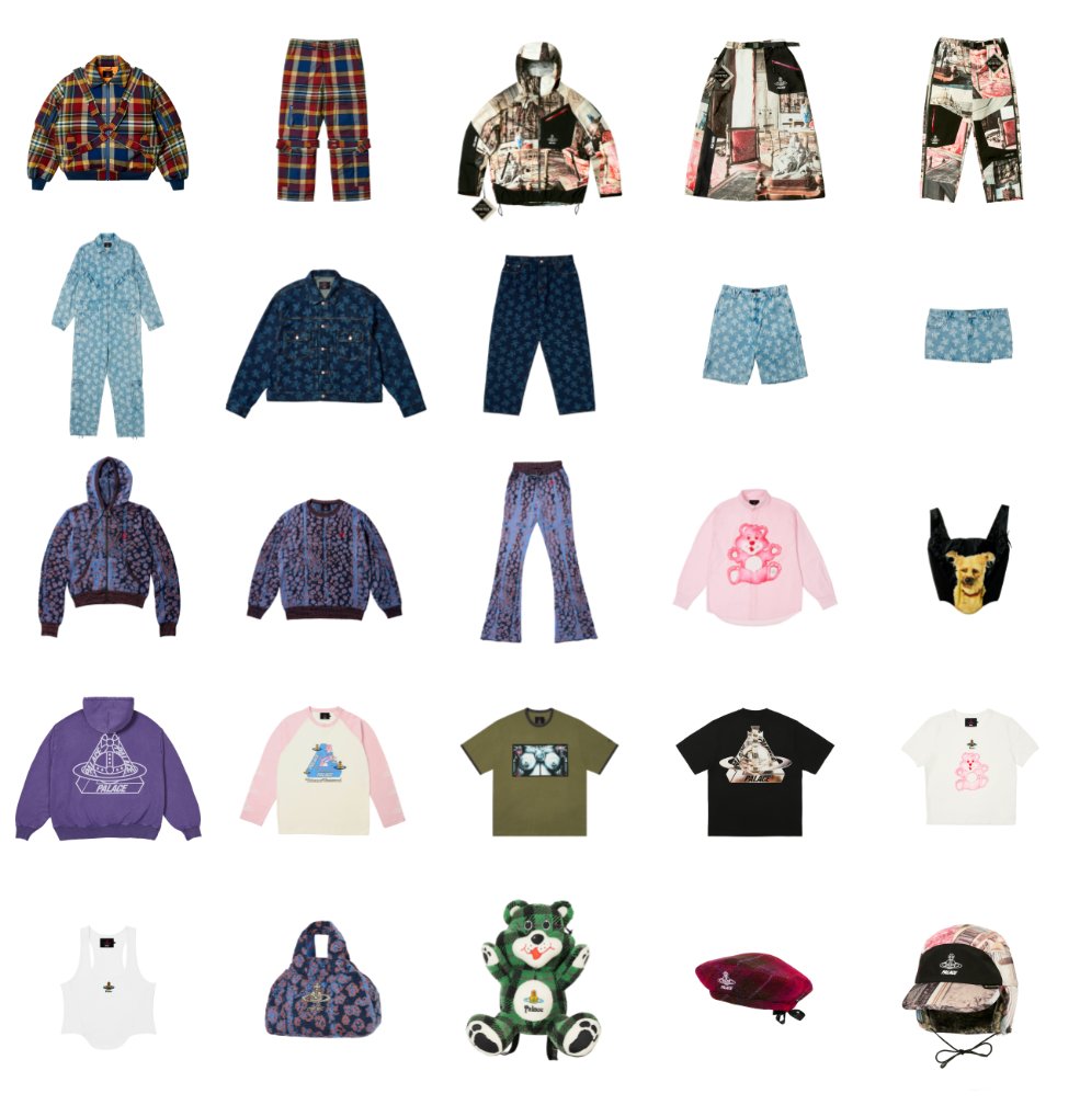 PALACE × Vivienne Westwood の販売価格が公開