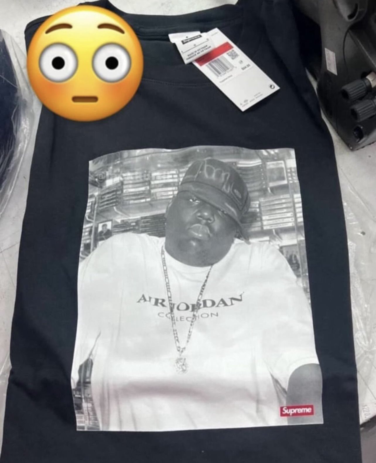 Supreme × JORDAN × Notorious B.I.G. コラボTシャツのファーストルックが公開