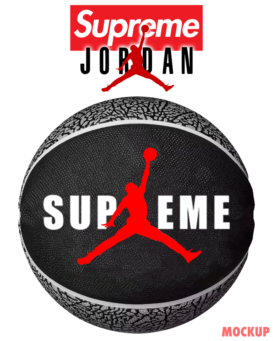 Supreme × JORDAN BRAND 2024年秋冬コラボの最新モックアップが公開