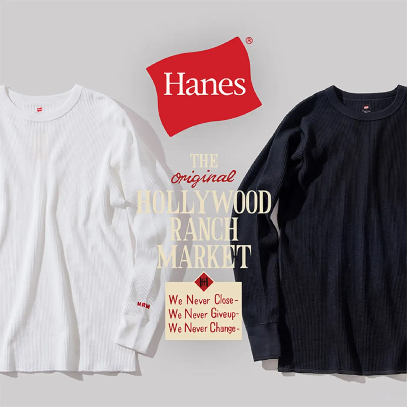 Hanes × HOLLYWOOD RANCH MARKET のコラボパックTシャツ第3弾が登場