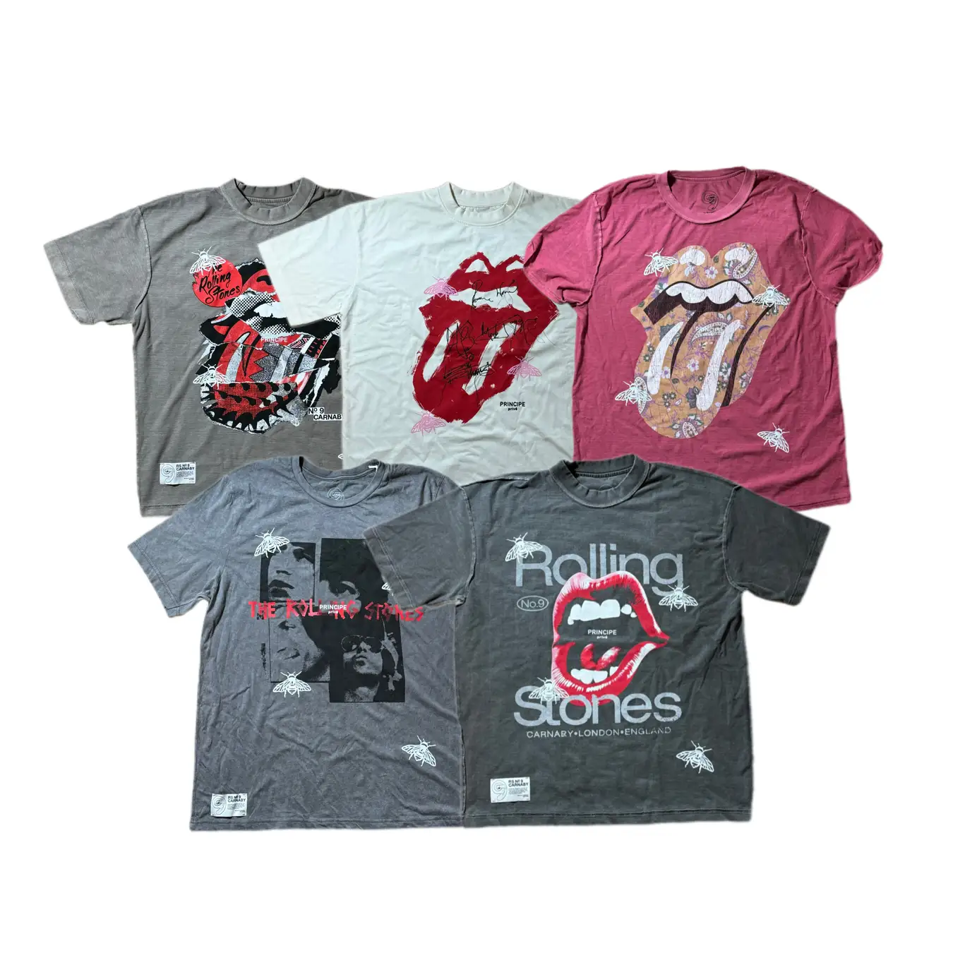 PRINCIPE prive から The Rolling Stones バンドTシャツのカスタマイズプロダクトが発売