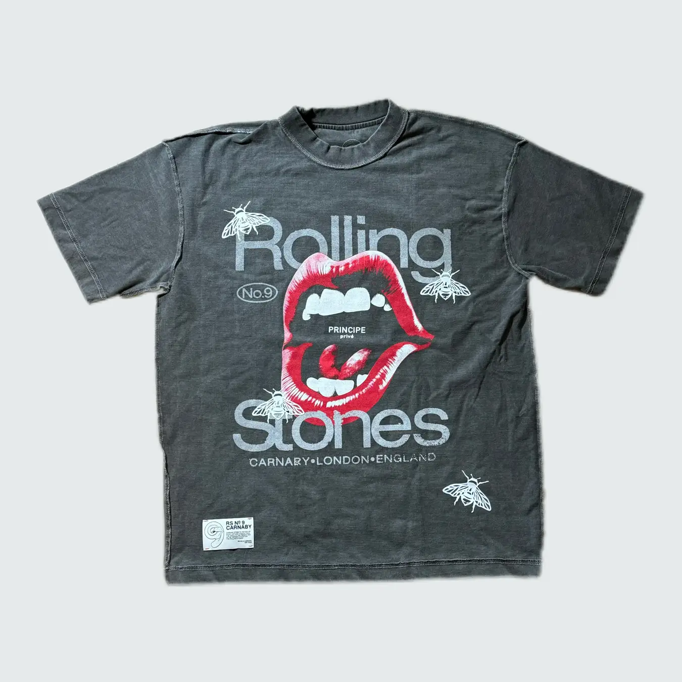 PRINCIPE prive から The Rolling Stones バンドTシャツのカスタマイズプロダクトが発売