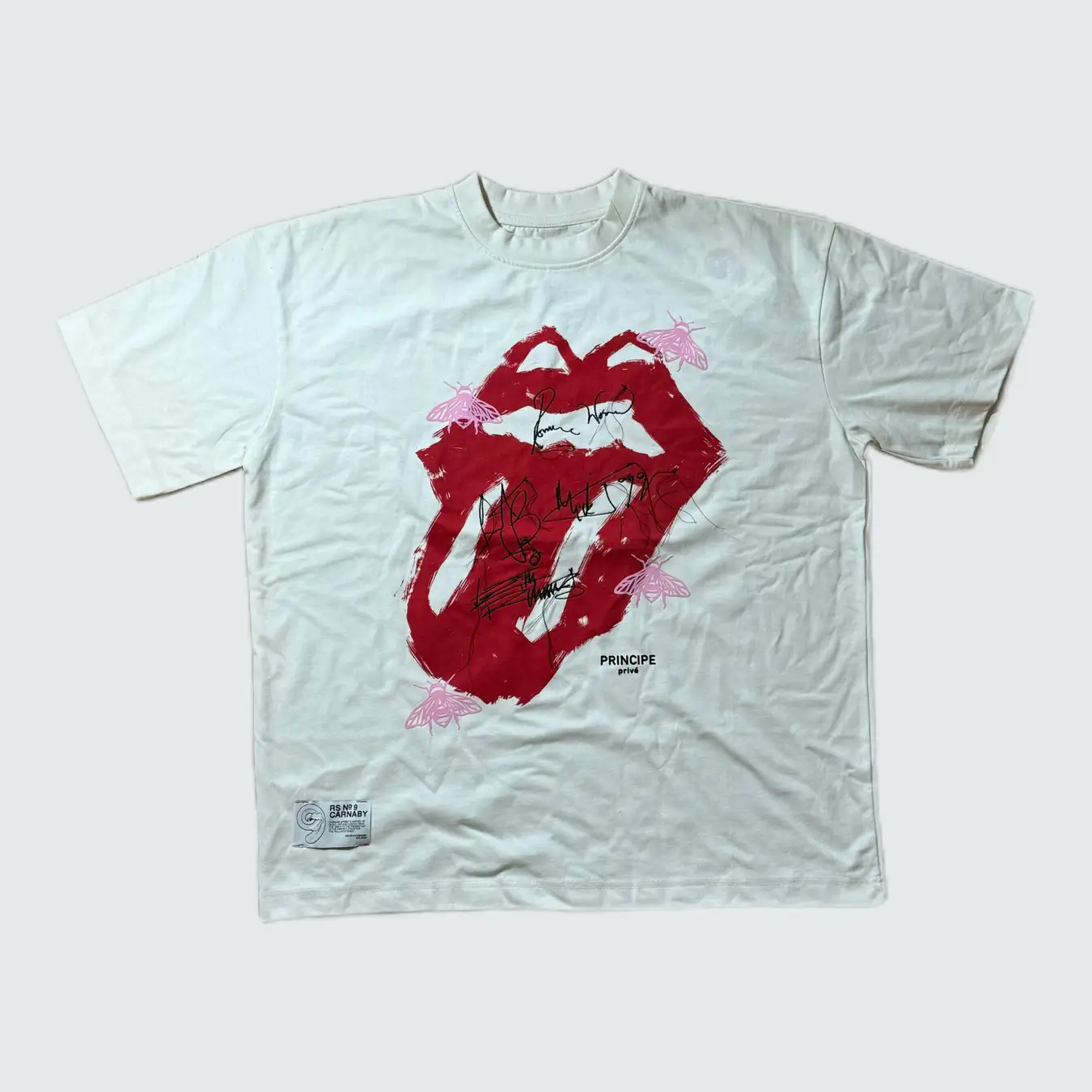 PRINCIPE prive から The Rolling Stones バンドTシャツのカスタマイズプロダクトが発売