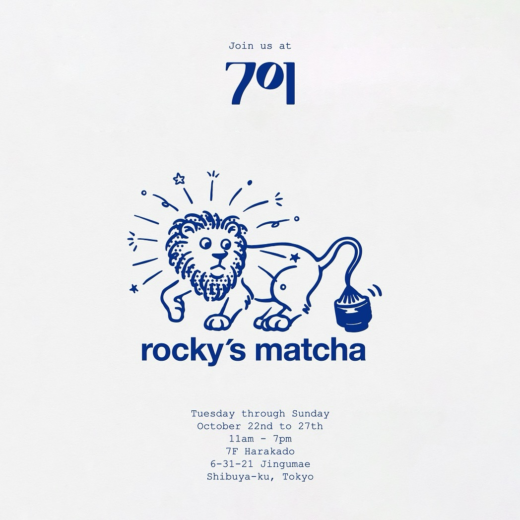 Rocky’s Matcha と sacai のコラボアイテムが登場