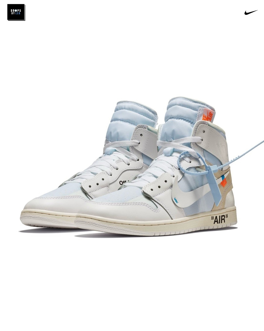 Off-White™ × NIKE AIR JORDAN 1 "EURO" の発売が確認されたとの情報