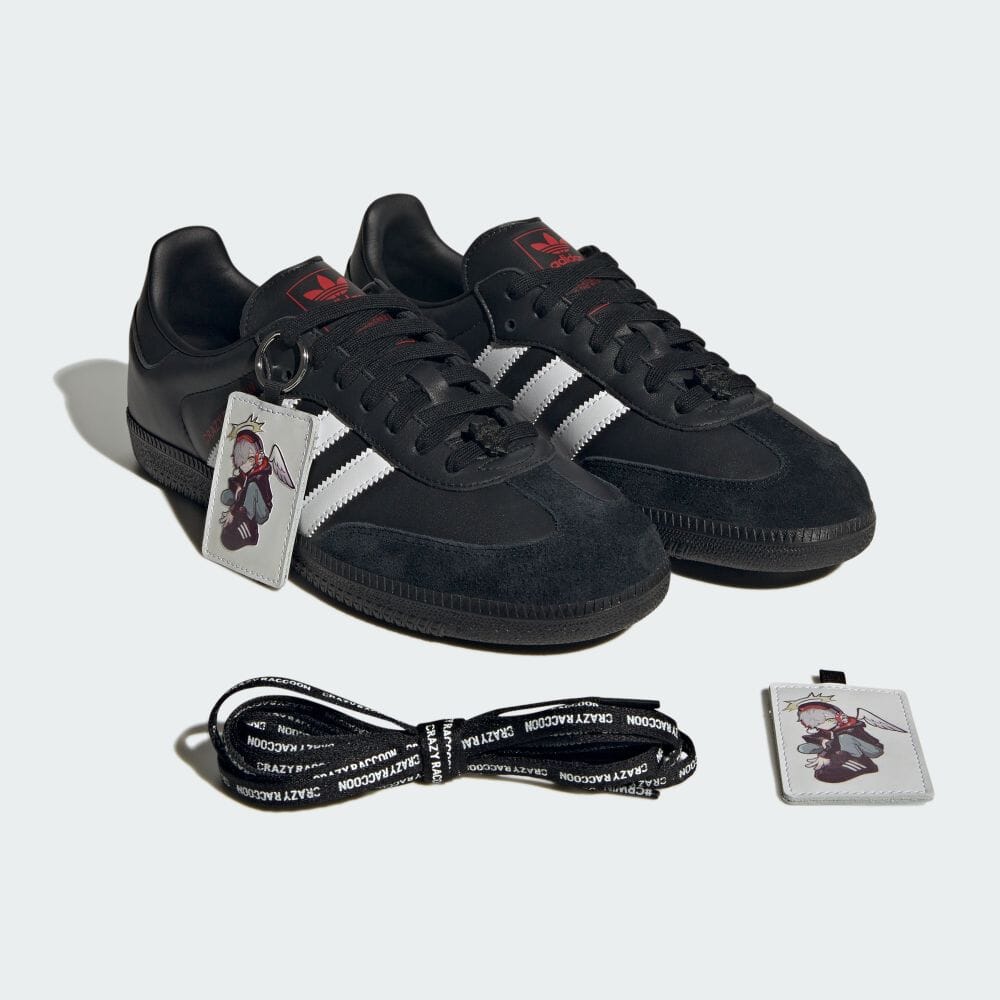 CRAZY RACCOON × atmos × adidas Originals SAMBA の抽選方法が発表