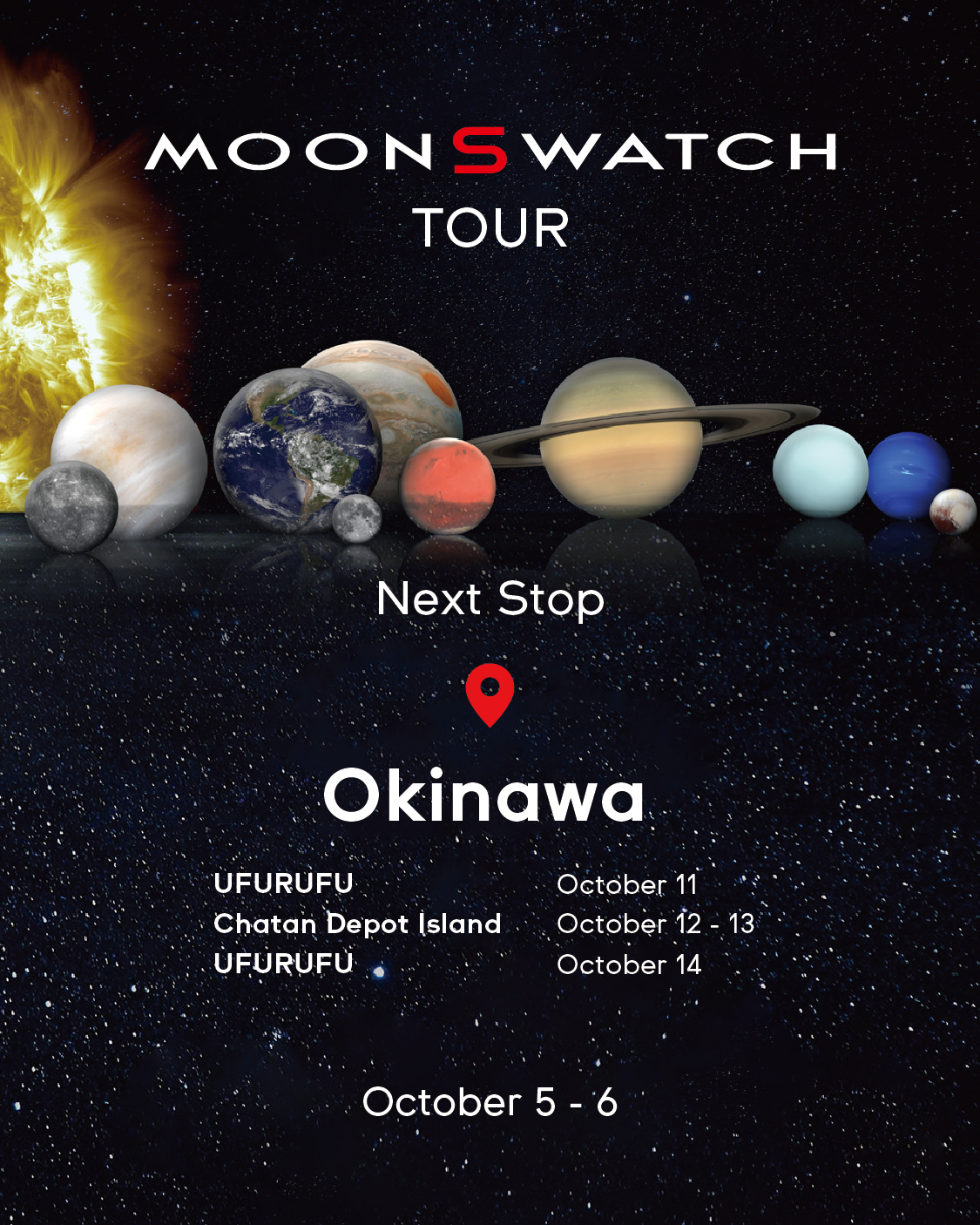 OMEGA × Swatch “MOONSWATCH TOUR” が 沖縄 で開催