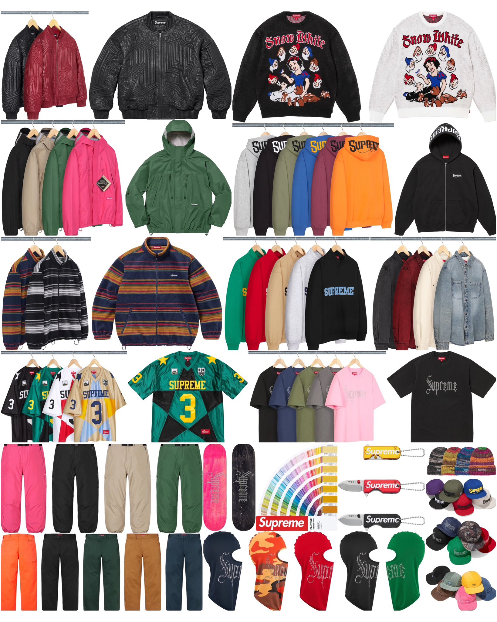 Supreme 2024年秋冬コレクション WEEK8 のドロップリストが公開