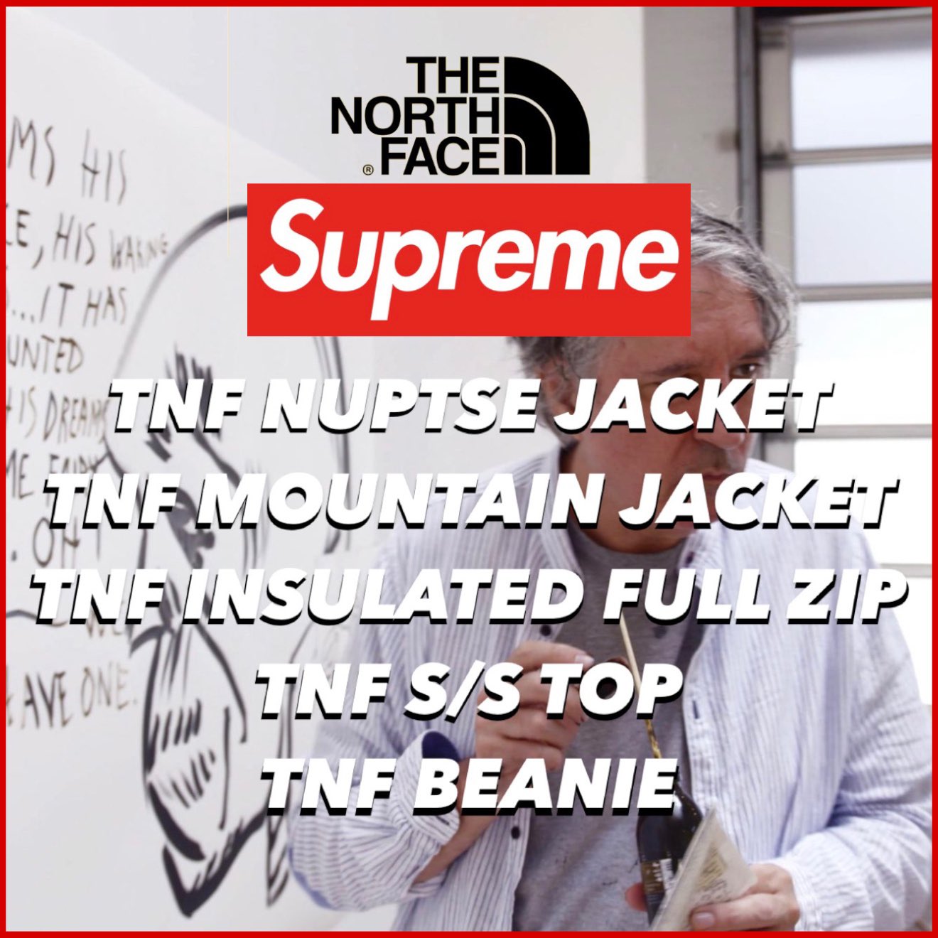 Supreme × THE NORTH FACE 2024年秋冬コラボコレクションの新情報が公開