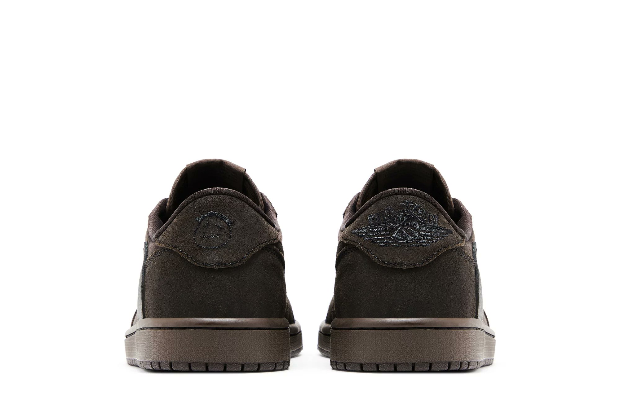 Travis Scott × NIKE AIR JORDAN 1 LOW “Velvet Brown” のディテール画像が公開