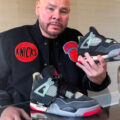 ラッパー FAT JOE が2025年の発売が噂される Off-White™ × NIKE AIR JORDAN 4 “BRED” を公開