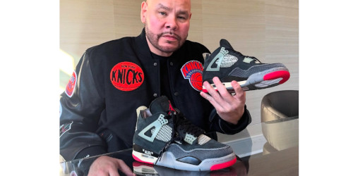 ラッパー FAT JOE が2025年の発売が噂される Off-White™ × NIKE AIR JORDAN 4 “BRED” を公開